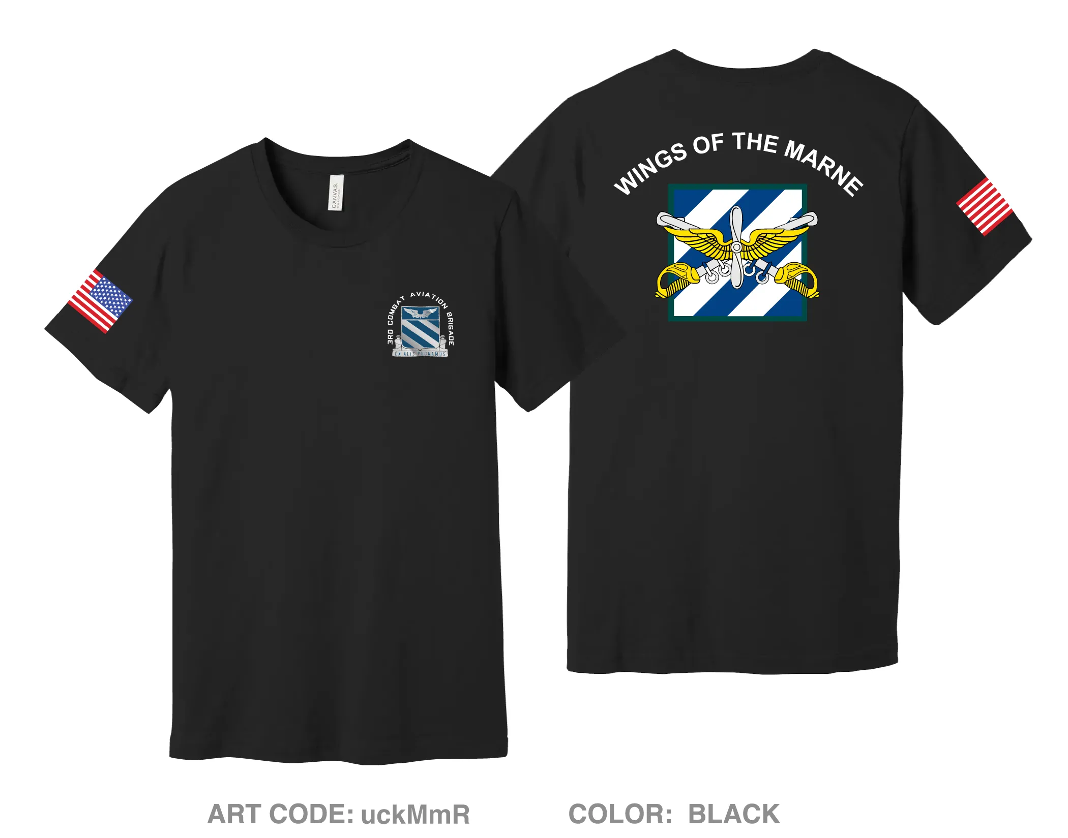 3rd Combat Aviation Brigade, 3rd Infantry Division Comfort Unisex Cotton SS Tee - uckMmR