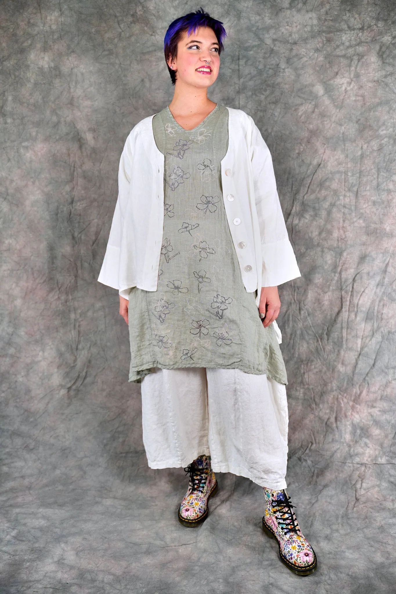 5289 Basque Cardigan White-U