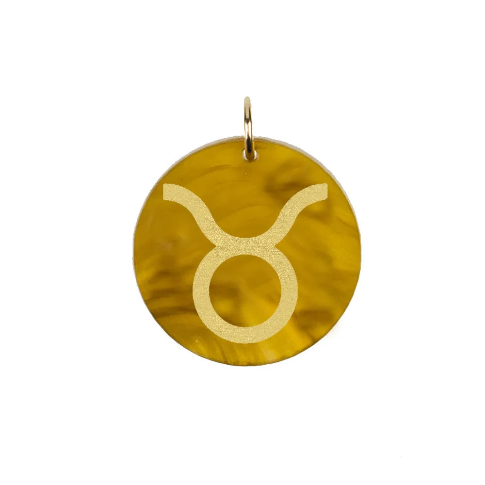 Acrylic Zodiac Symbol Charm