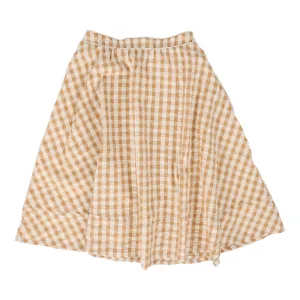 Analogie Gingham Skirt - Golden