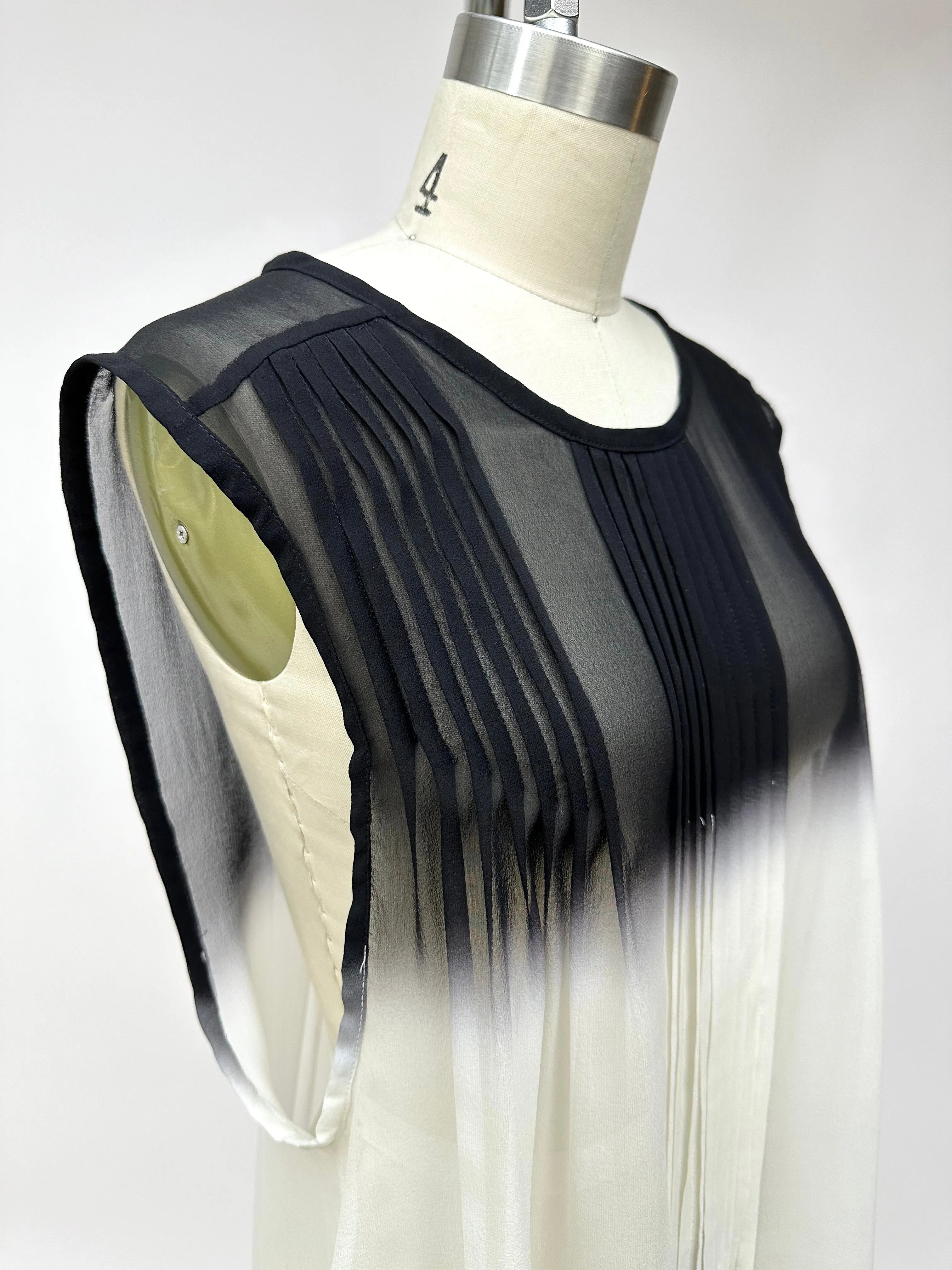 Ann Demeulemeester Chiffon Ombré Blouse