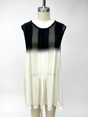 Ann Demeulemeester Chiffon Ombré Blouse