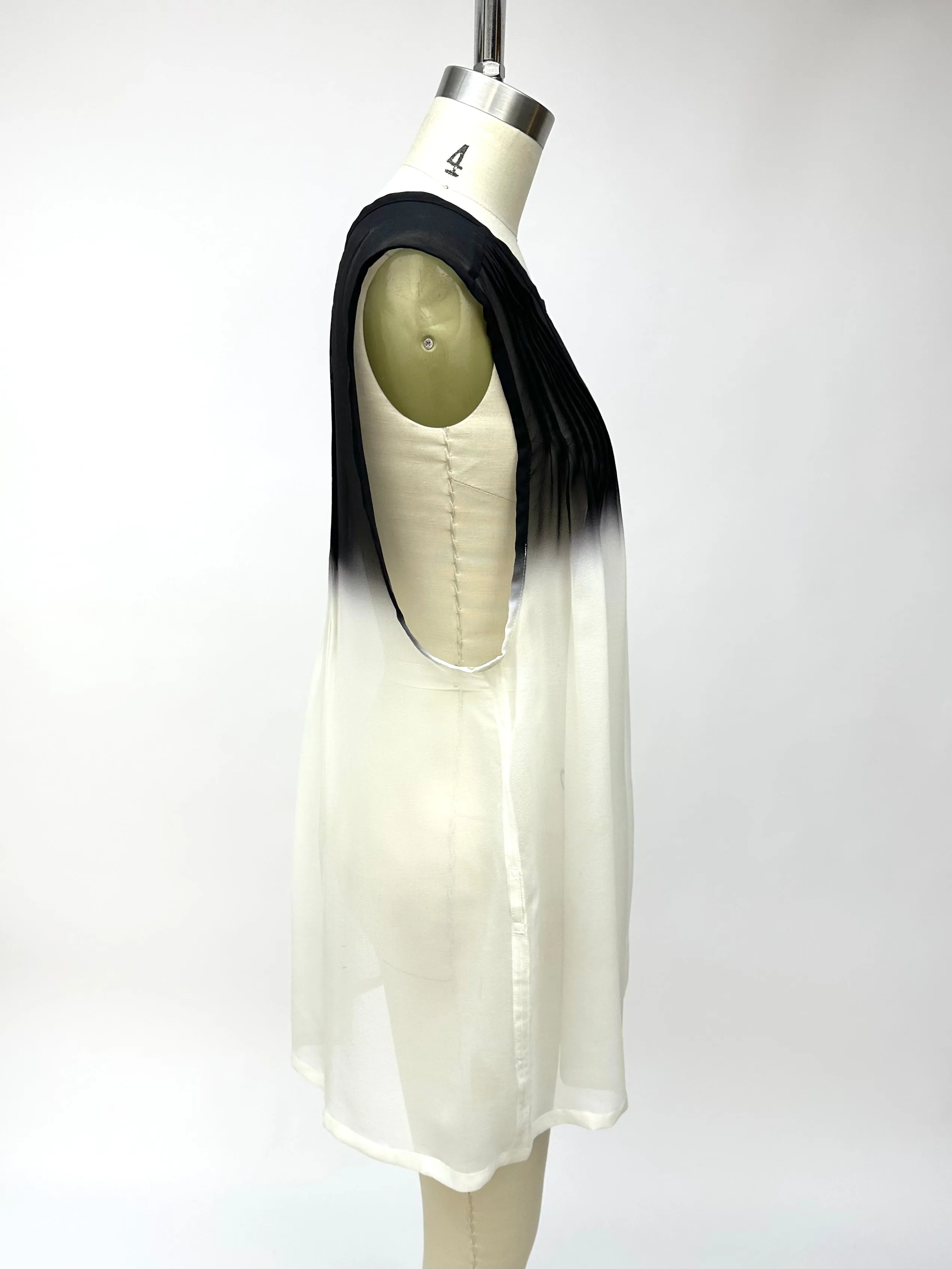 Ann Demeulemeester Chiffon Ombré Blouse