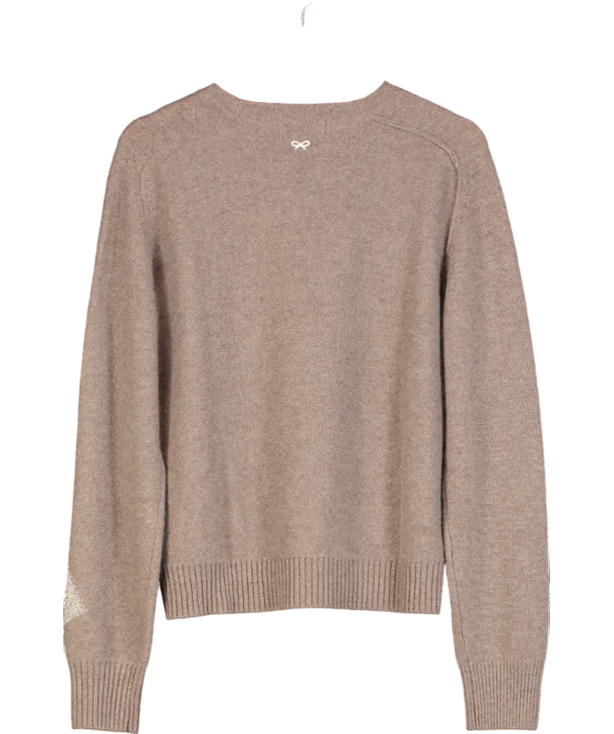 Anya Hindmarch Brown X Uniqlo Cashmere Jumper UK M