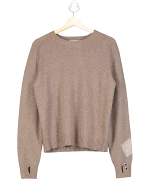 Anya Hindmarch Brown X Uniqlo Cashmere Jumper UK M