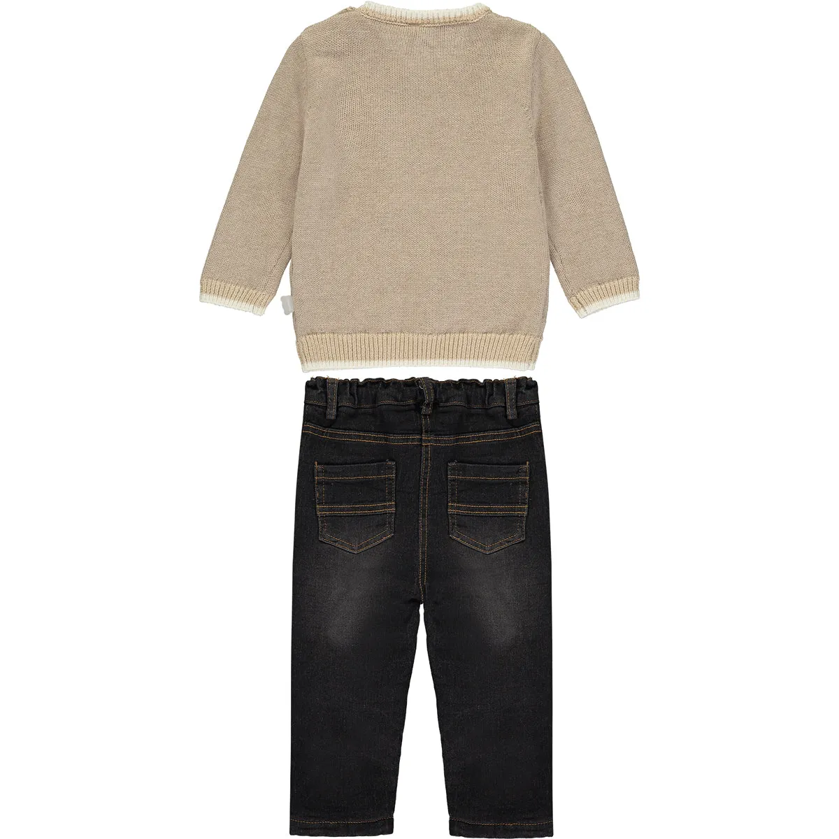 Baby Boys Brown Knitted Jumper