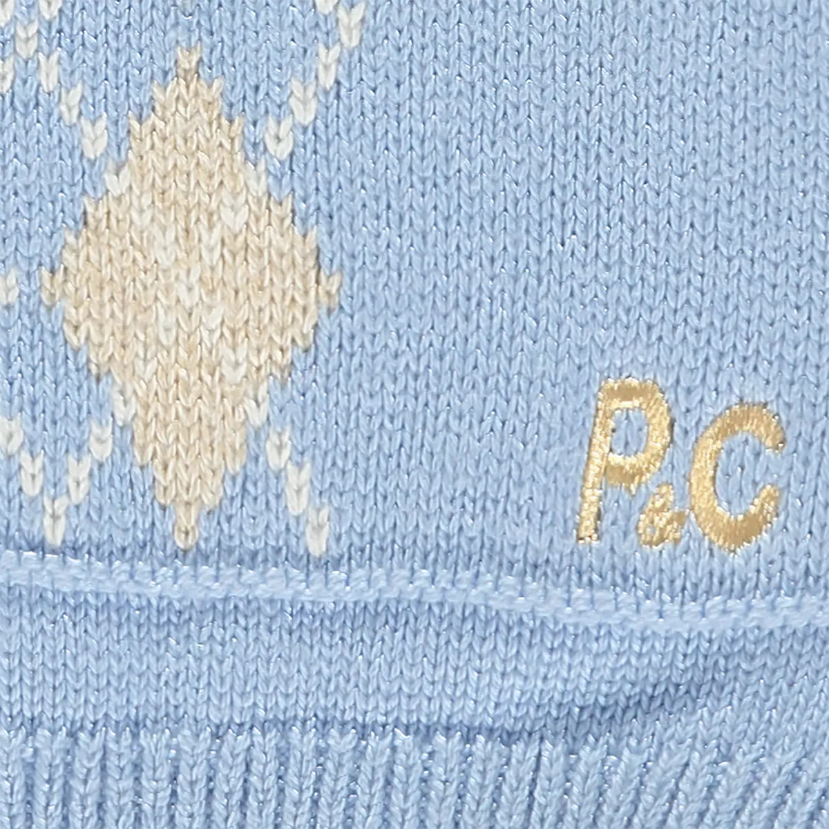 Baby Boys Light Blue Knitted Jumper