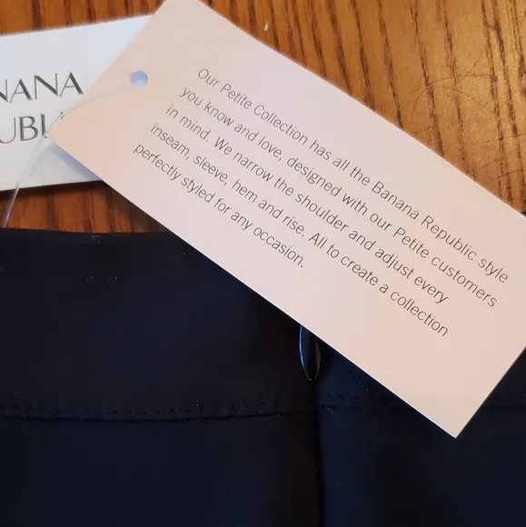 Banana Republic black a-line sleeveless dress, size 2P - NEW