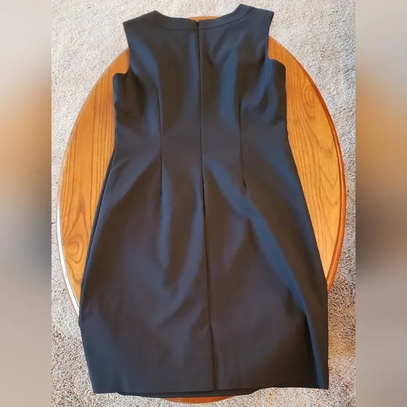Banana Republic black a-line sleeveless dress, size 2P - NEW