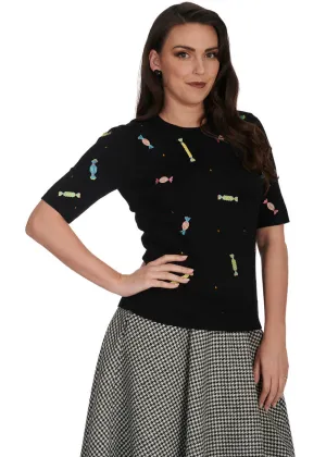 Banned Candy 50's Jumper Black