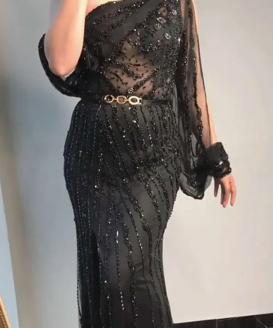 Beading Crystal Sparkle Formal Dress