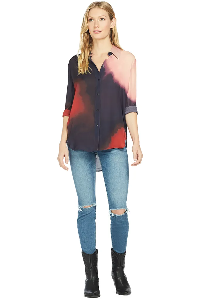 Beatrix Top (Midnight/Pink/Red)