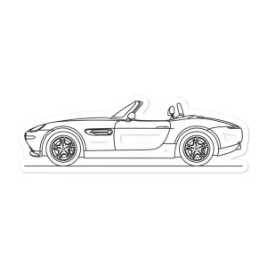 BMW E52 Z8 Outline Sticker
