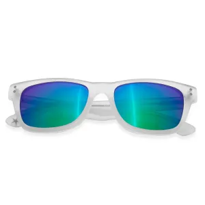 Bondi Sunglasses - Green Purple Mirror Lens