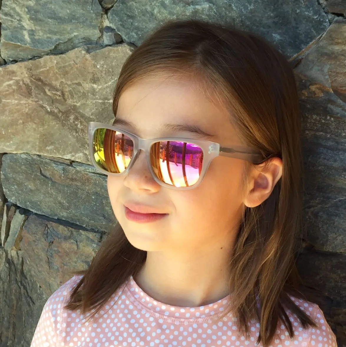 Bondi Sunglasses - Pink Mirror Lens