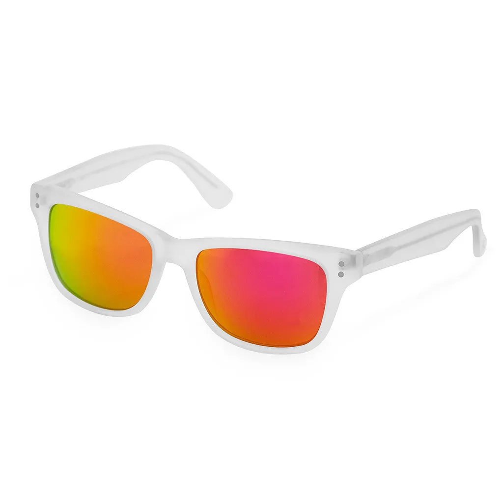 Bondi Sunglasses - Pink Mirror Lens