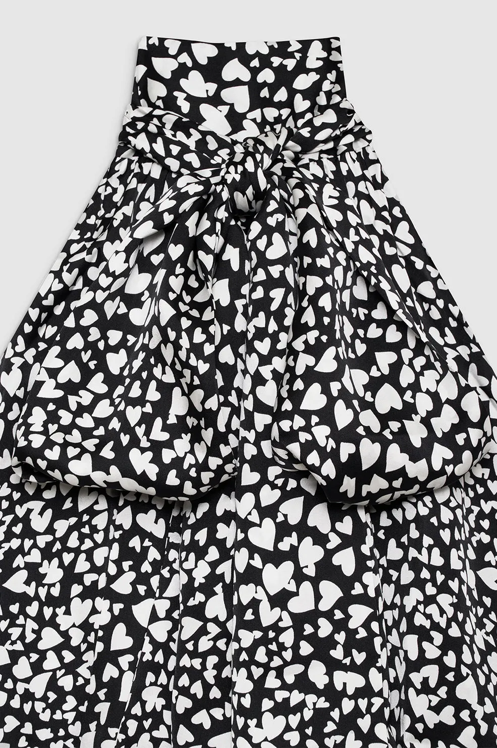 Brooke Top - Black And White Heart