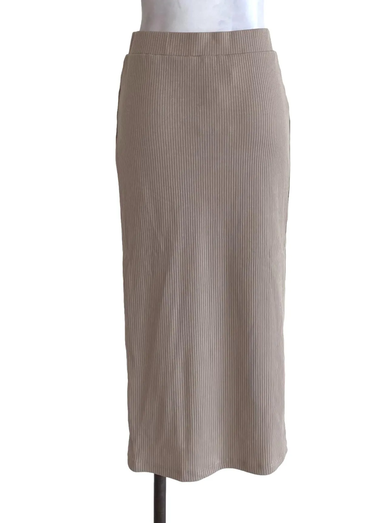 Brown Striped Skirt