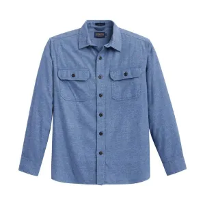Burnside Flannel Shirt Blue Heather