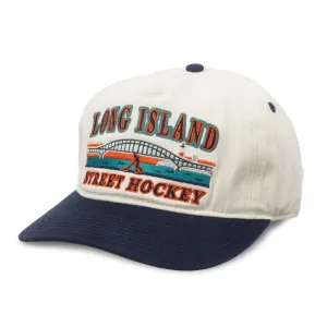 Celly Hockey Long Island Street Hockey Snapback Hat - Cream