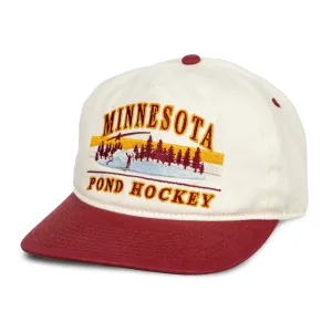 Celly Hockey Minnesota Pond Hockey Snapback Hat - Cream