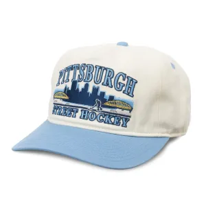 Celly Hockey Pittsburgh Street Hockey Snapback Hat - Cream