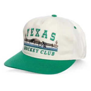 Celly Hockey Texas Hockey Club Snapback Hat - Cream/Green