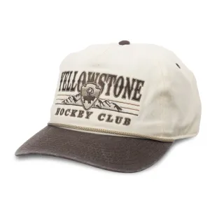 Celly Hockey Yellowstone Hockey Club Snapback Hat - Cream
