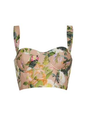 Claudine Top (Ginger Root Kingston Floral)