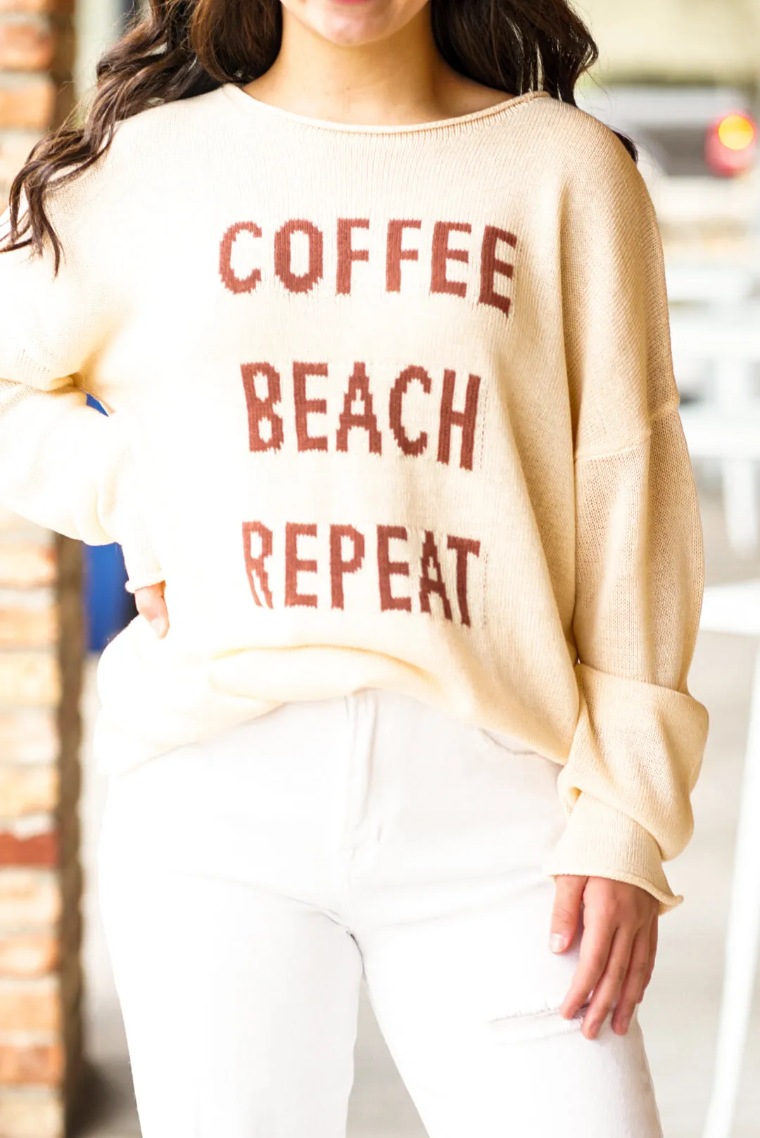 Coffee Beach Repeat Sweater