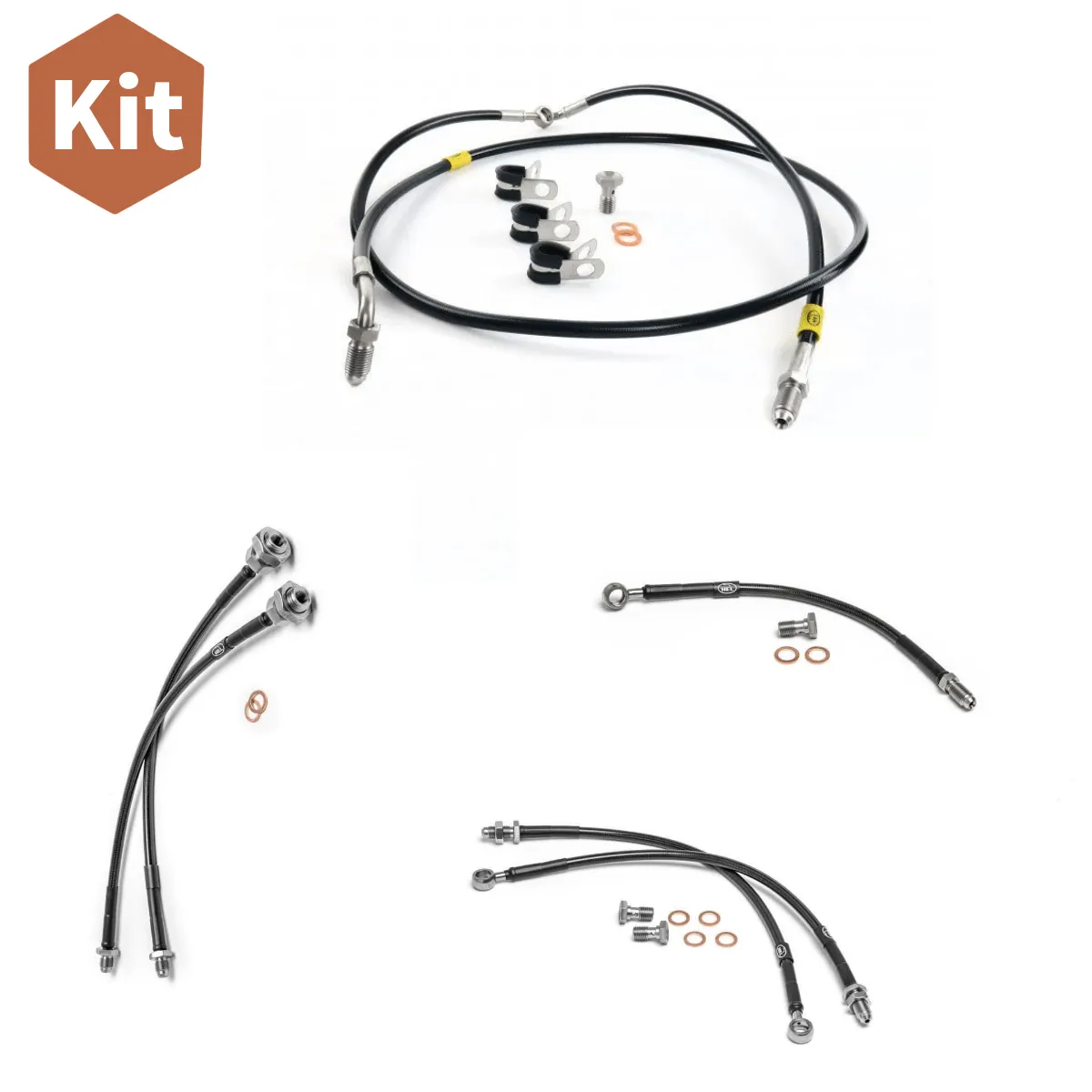 Complete Stainless Brake Kit (Early Car)