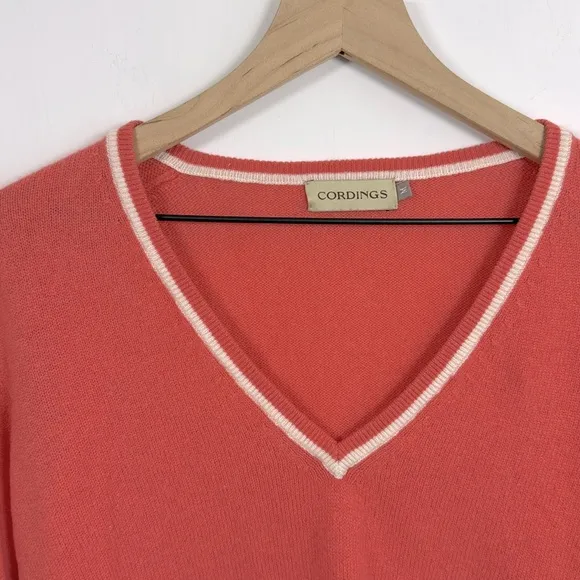 Cordings Cashmere Knit Sweater Size M