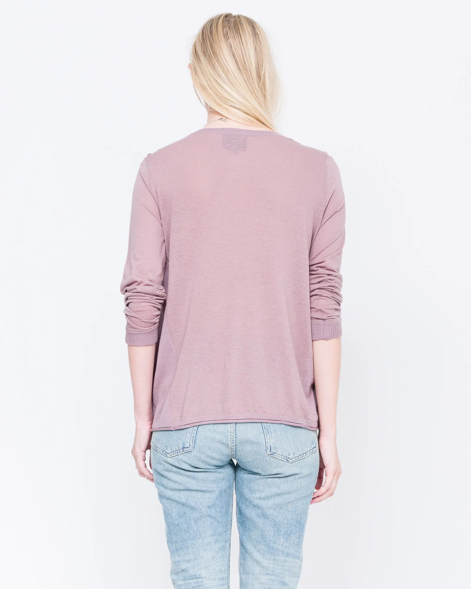 Cotton Cashmere Trapeze Top
