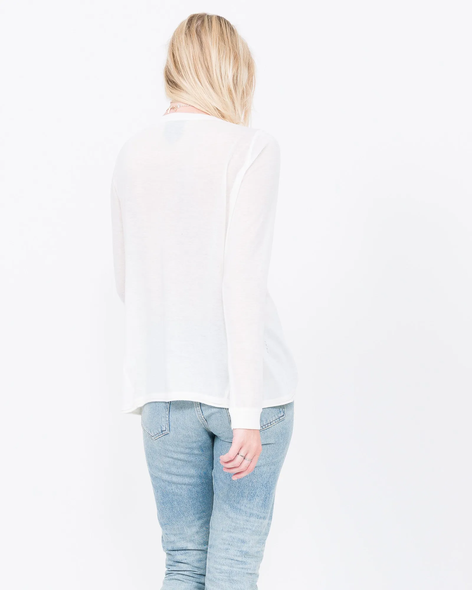 Cotton Cashmere Trapeze Top