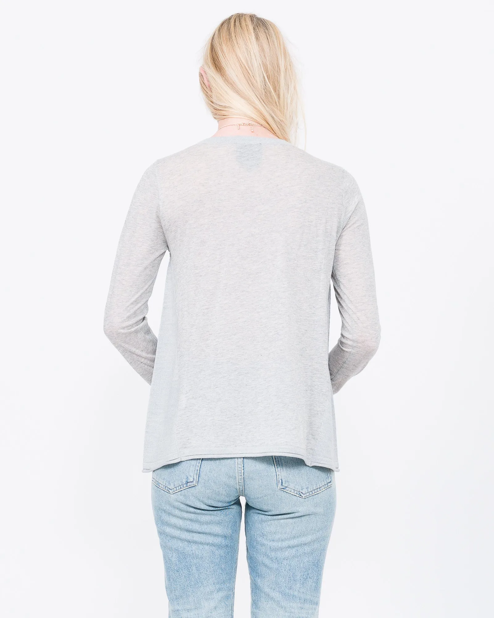 Cotton Cashmere Trapeze Top