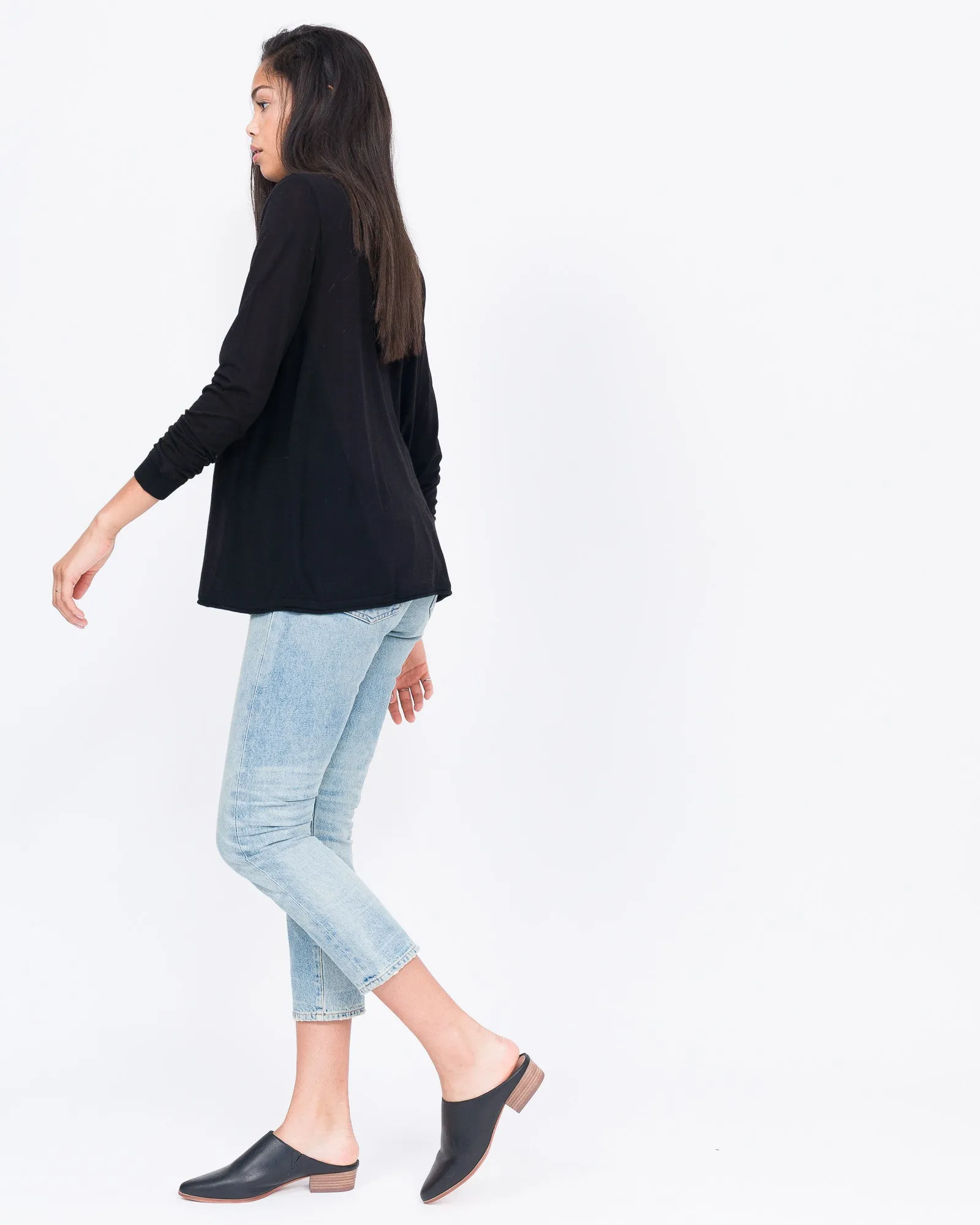 Cotton Cashmere Trapeze Top