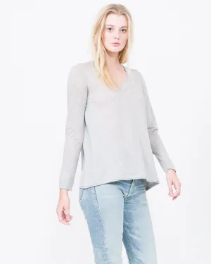 Cotton Cashmere Trapeze Top