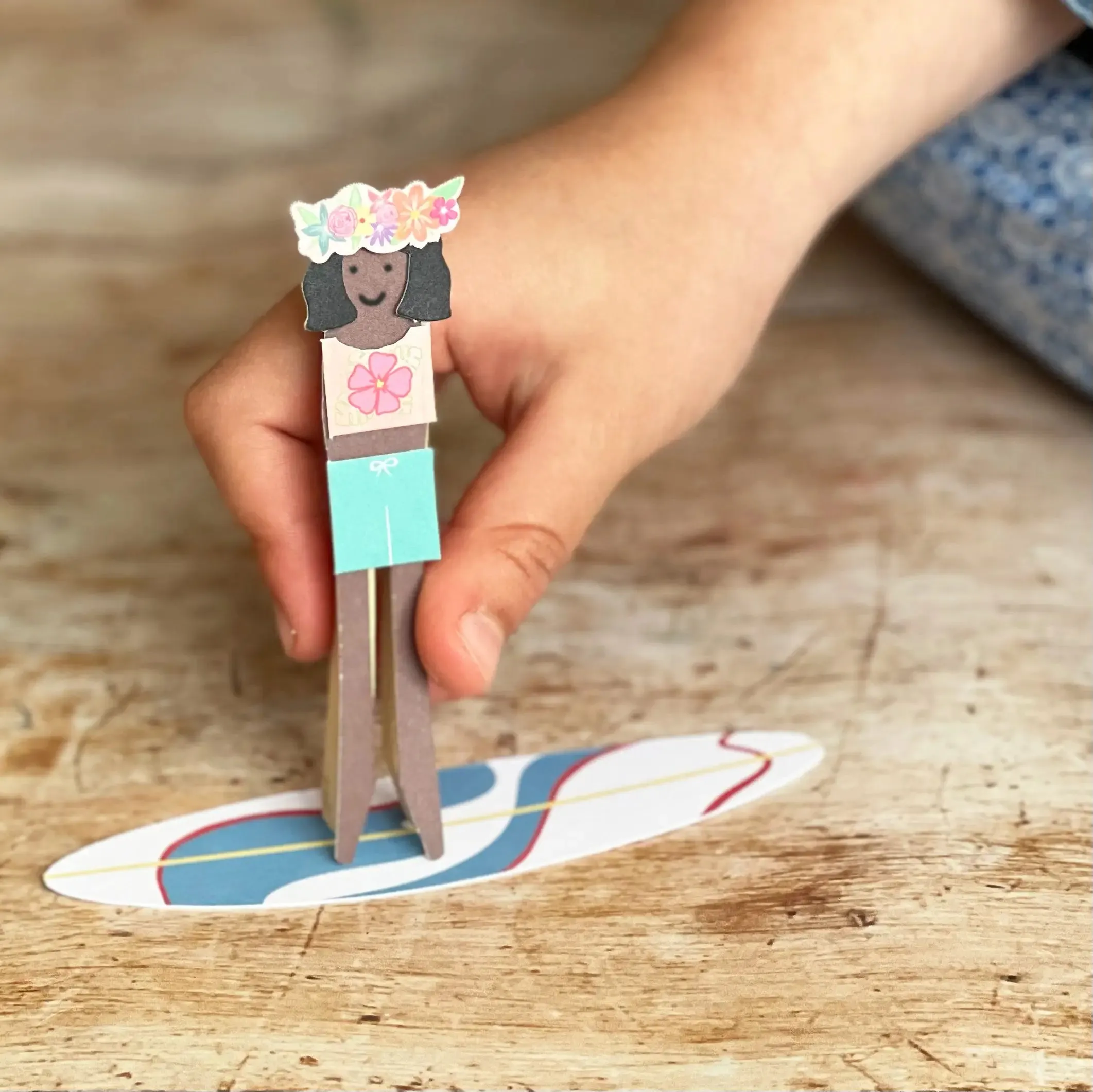 Cotton Twist - Make Your Own Surfer Peg Doll
