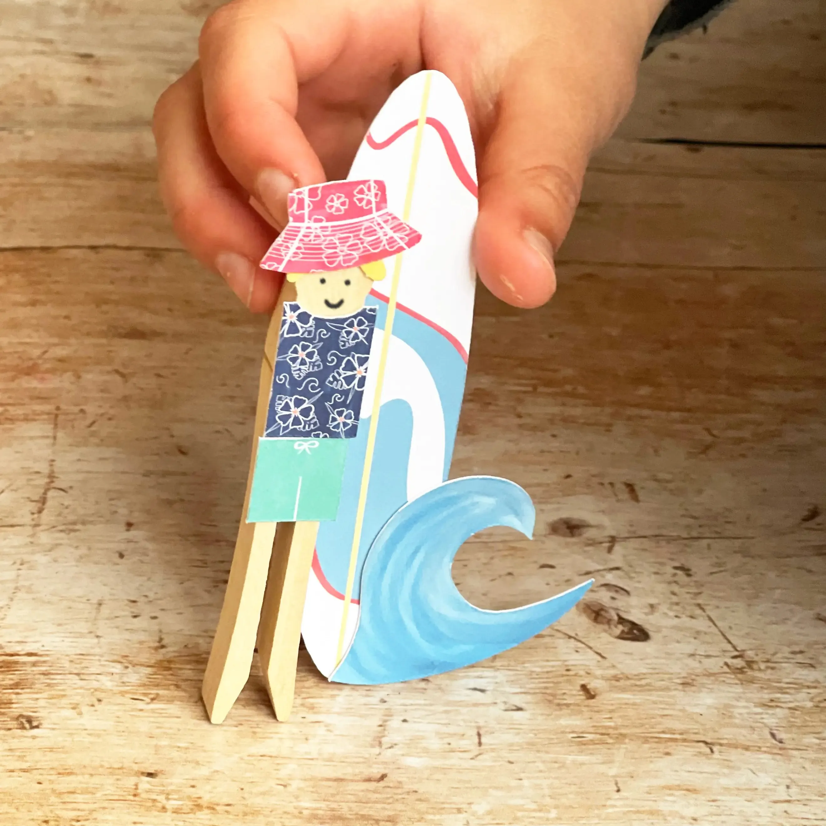 Cotton Twist - Make Your Own Surfer Peg Doll