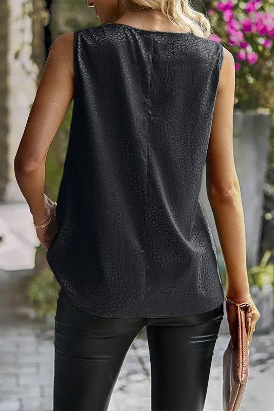 Cowl Neck Fancy Top