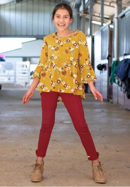 Cranberry Ponte Pants