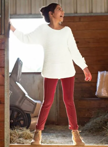 Cranberry Ponte Pants