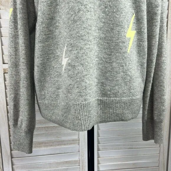 Design History Lightening Bolt Cashmere Sweater Large