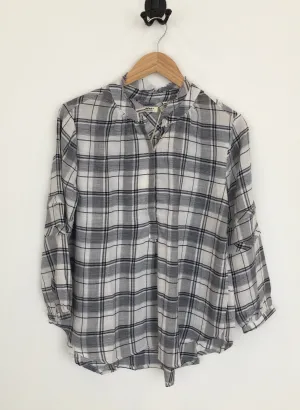 Dylan Reese Plaid Top