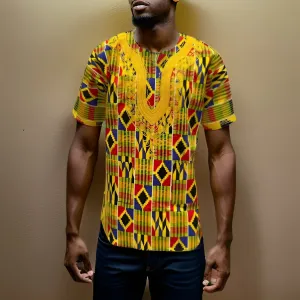 Embroidered African Dashiki Tops (1XL}