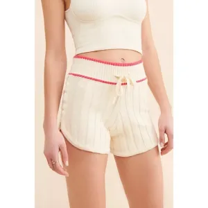 Faherty / NWT Game Set Sweater Short in Vintage Cream