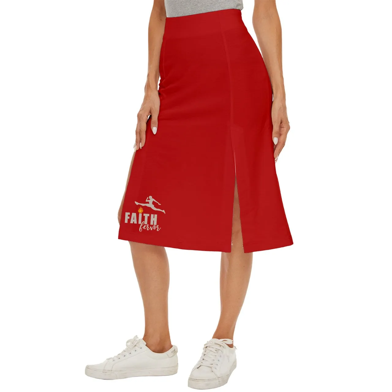 Faith Red Athletic Skirt
