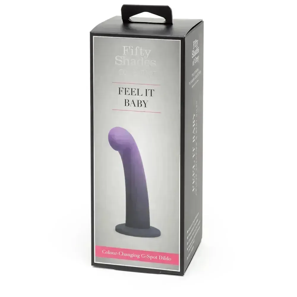 Fifty Shades of Grey Feel it Baby Colour Changing G-Spot Dildo***