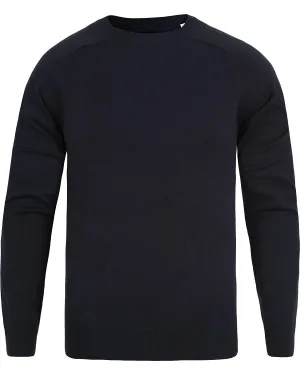 Gant Men's Cotton Cashmere Crew Sweater, Medium, Classic Blue