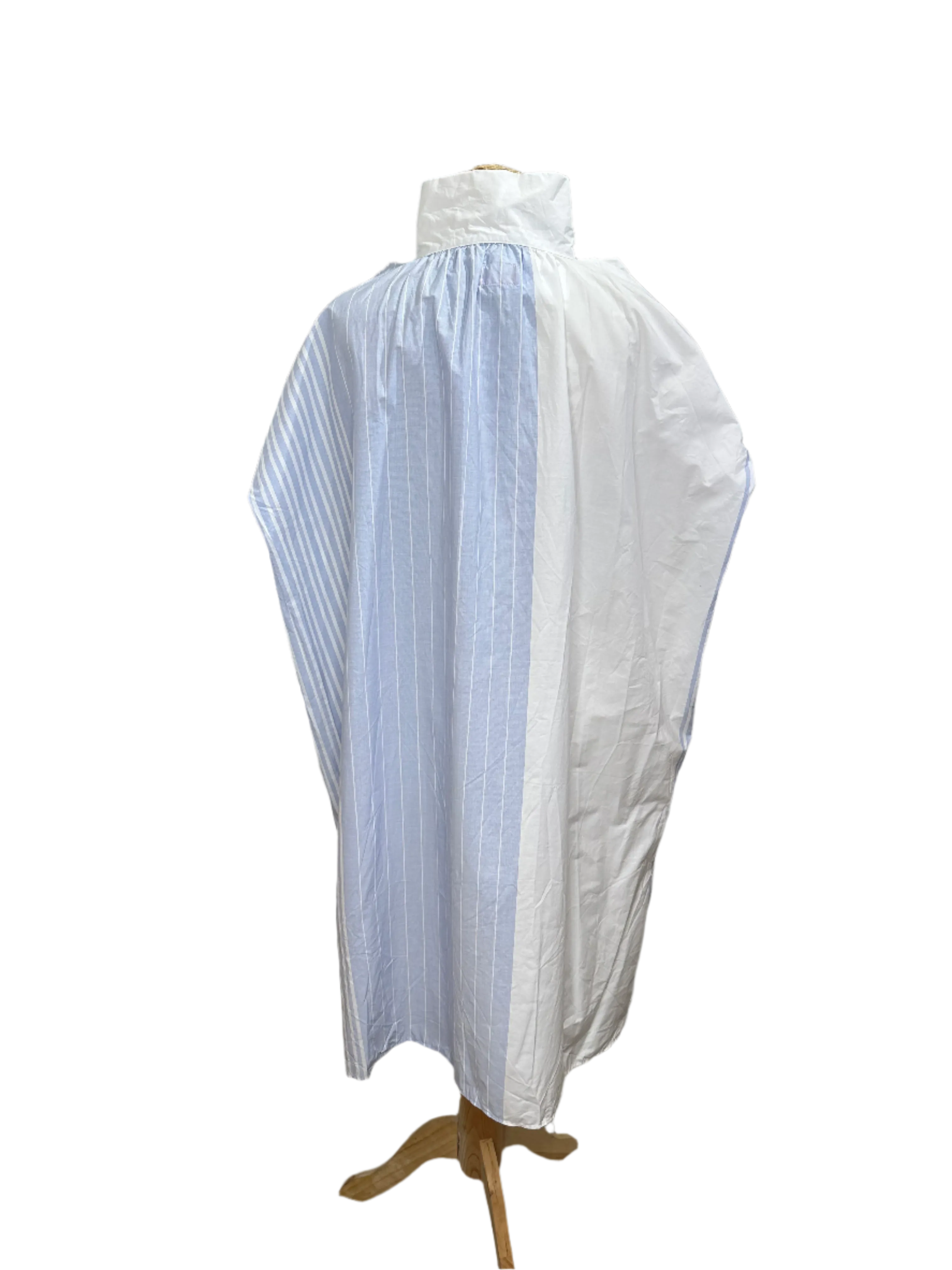 GD - Wave Collar Dress | Blue